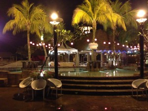 Inside the hot springs