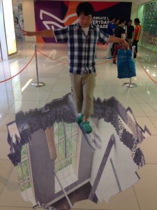 Balancing Act in the Mall